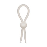 Alpha Liquid Silicone Lasso Cock Ring - Natural