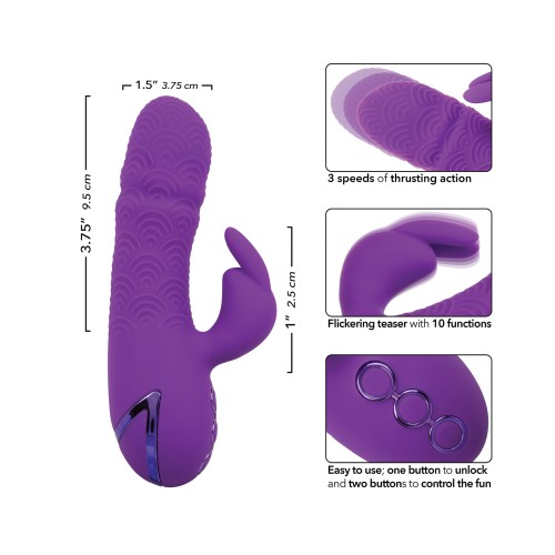 Vibrador Dual Estimulador Manhattan Beach de California Dreaming - Púrpura