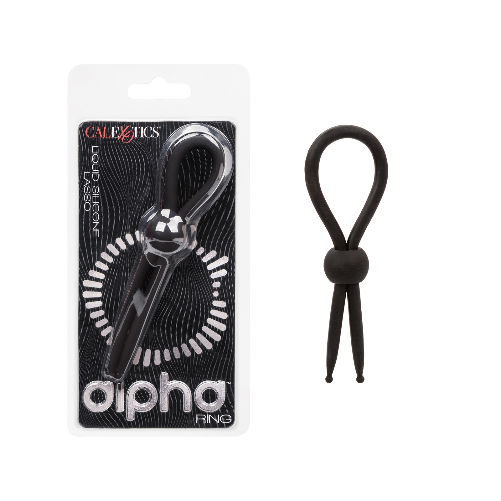 Alpha Liquid Silicone Lasso Premium Cock Ring for Enhancement