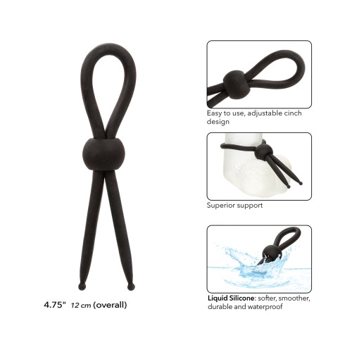 Alpha Liquid Silicone Lasso Premium Cock Ring for Enhancement