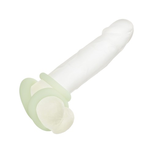 Alpha Liquid Silicone Glow in Dark Cock Ring Set of 3