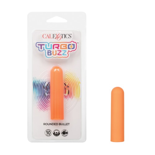 Turbo Buzz Estimulador Bullet Redondeado Naranja - Placer Potente