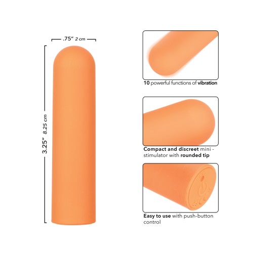 Turbo Buzz Rounded Bullet Stimulator Orange - Powerful Pleasure