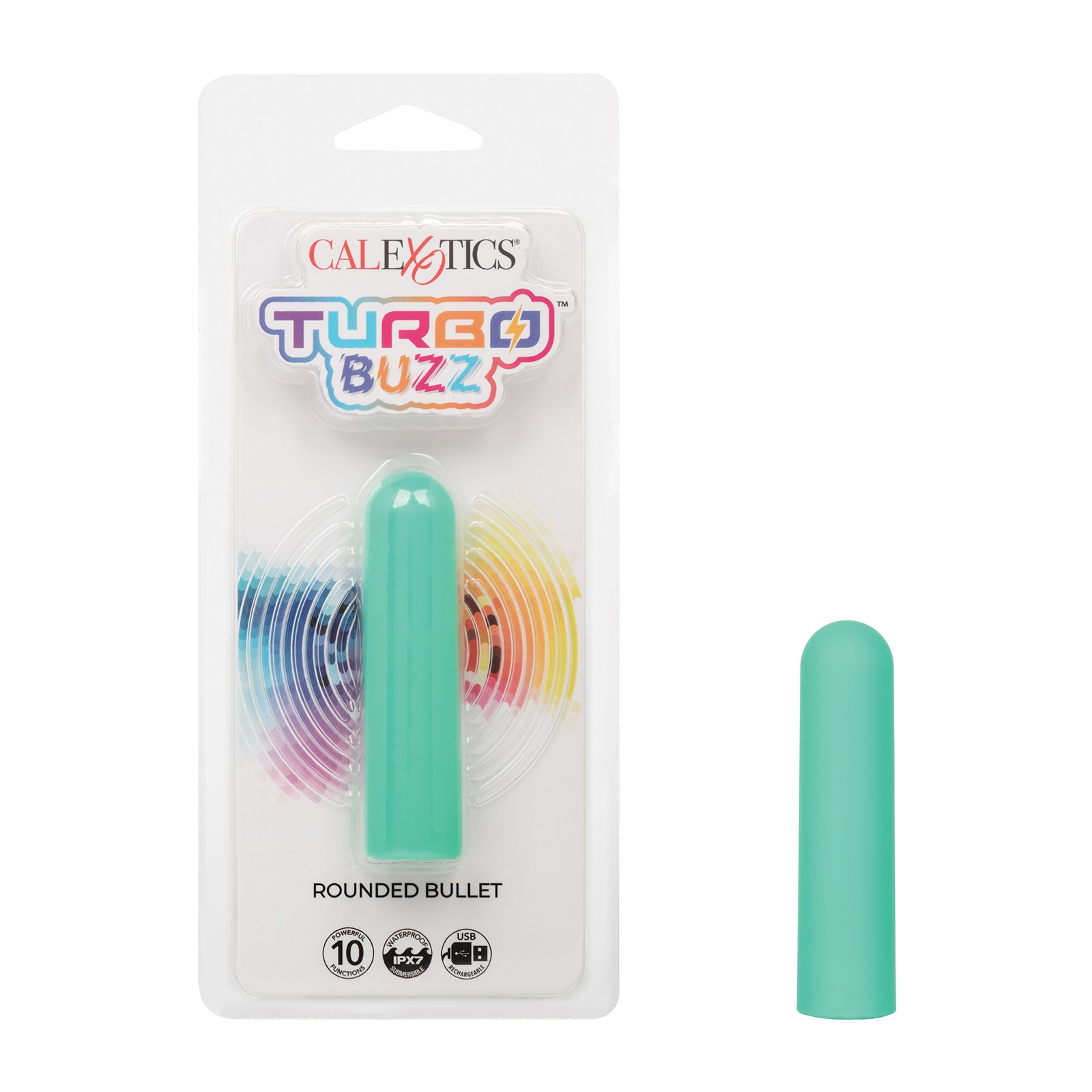 Turbo Buzz Rounded Bullet Stimulator Green