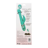 Enchanted Oscillate Vibrator Turquoise Blue