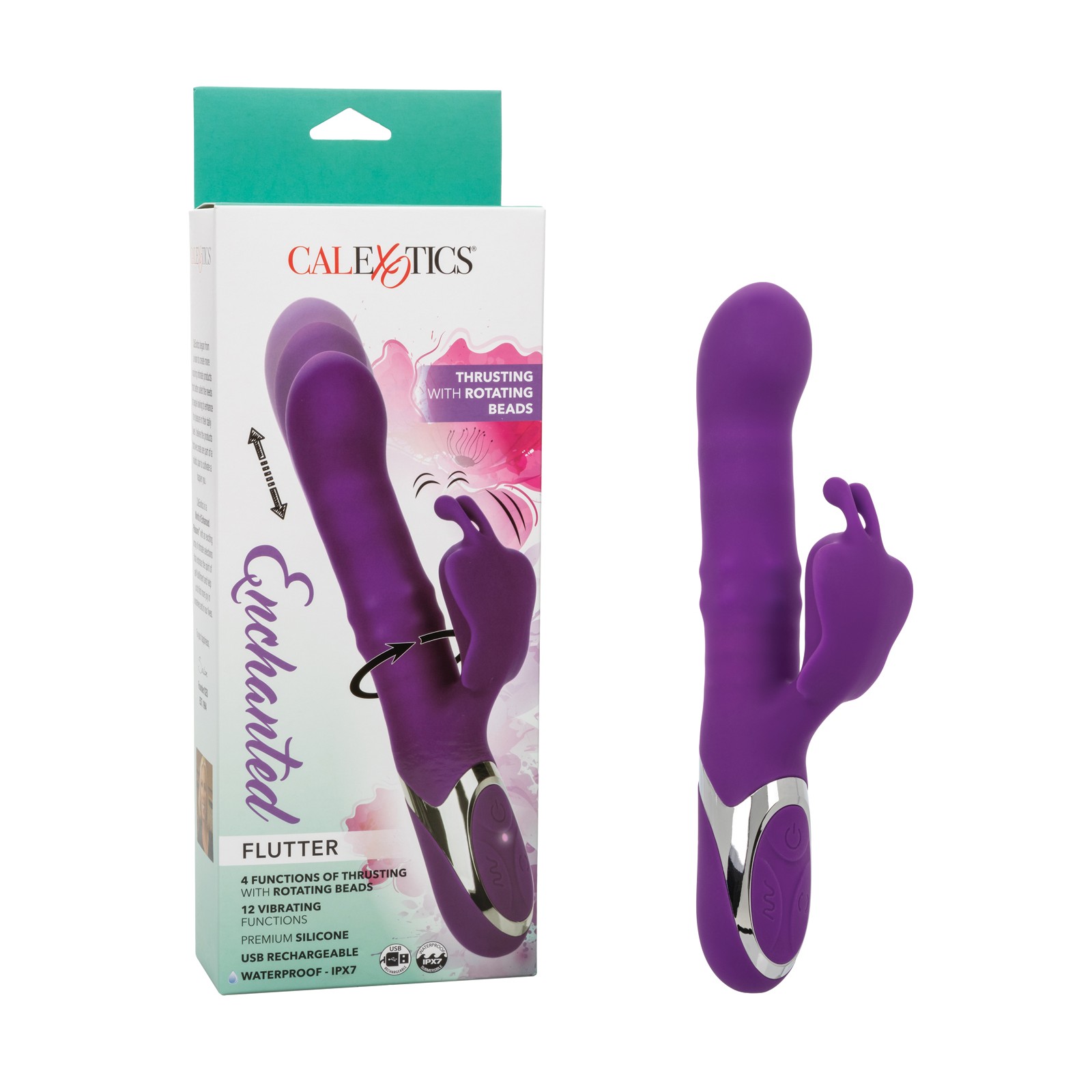 Vibrador Enchanted Flutter - Púrpura