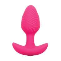 Cheeky Butt Plug Vibrador Brilla en la Oscuridad Rosa