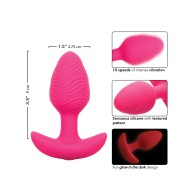 Cheeky Butt Plug Vibrador Brilla en la Oscuridad Rosa