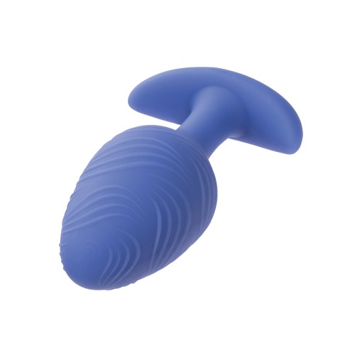 Plug Anal Vibrante Cheeky Brilla en la Oscuridad - Grande Azul