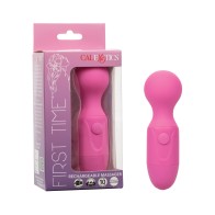 Masajeador Vibrador Recargable First Time Rosa