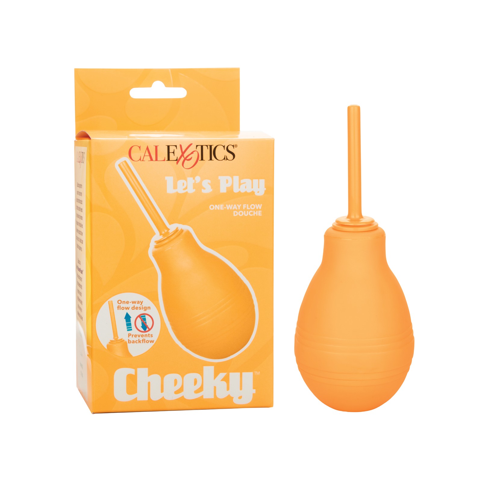 Douche Anal de Flujo Unidireccional Cheeky Naranja para Higiene Óptima