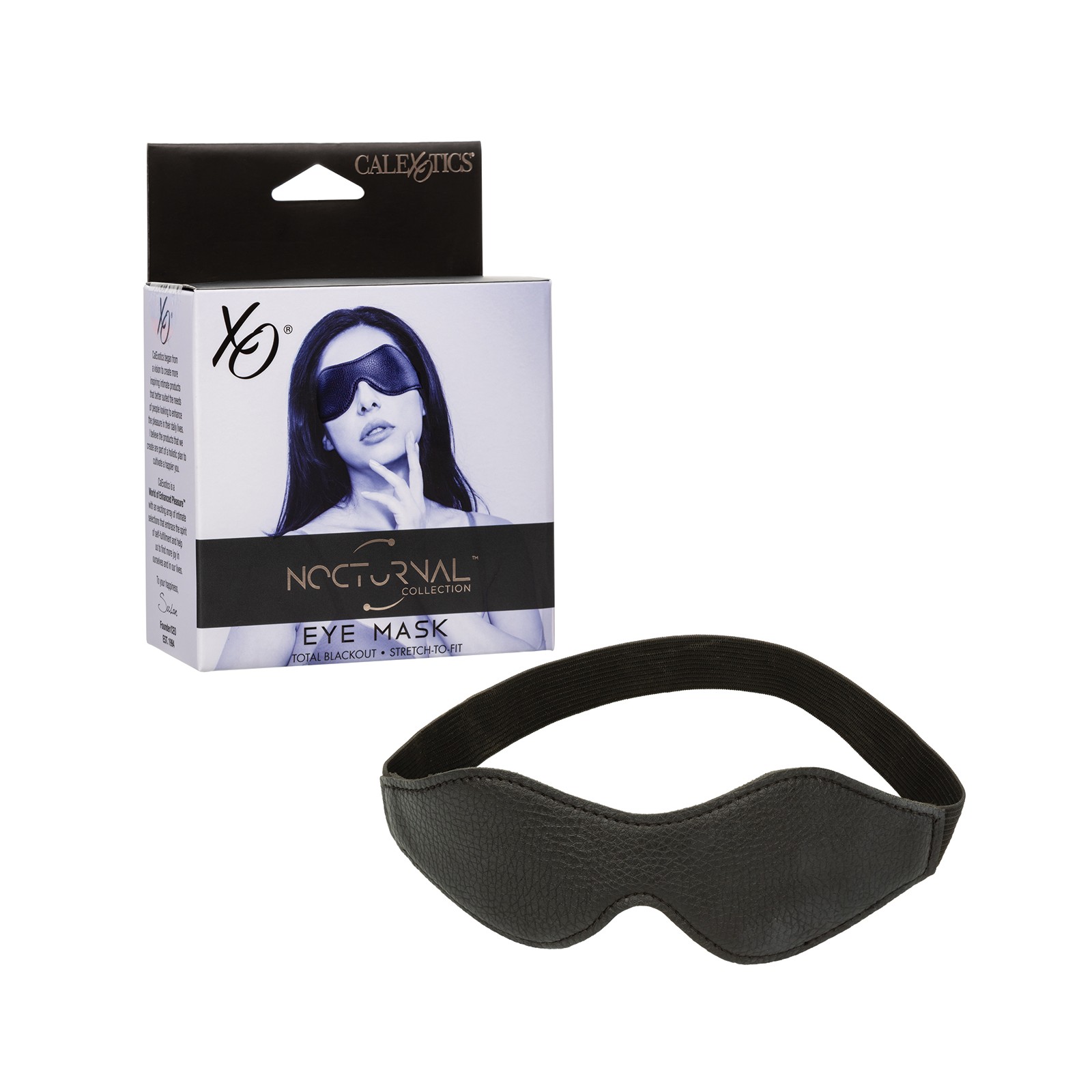 Nocturnal Collection Eye Mask Stretch Fit Black