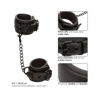 Nocturnal Collection Adjustable Wrist Cuffs Black