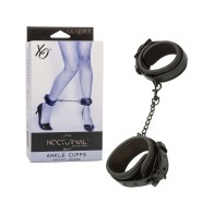 Nocturnal Collection Adjustable Ankle Cuffs - Black