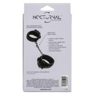 Nocturnal Collection Adjustable Ankle Cuffs - Black