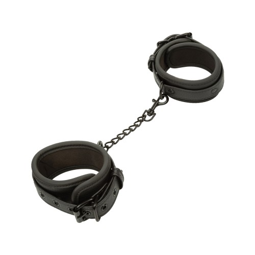 Nocturnal Collection Adjustable Ankle Cuffs - Black