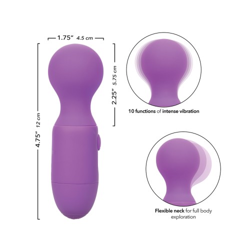 Vibrador Masajeador Recargable Primera Vez Púrpura