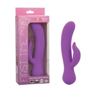 Vibrador Recargable First Time Púrpura