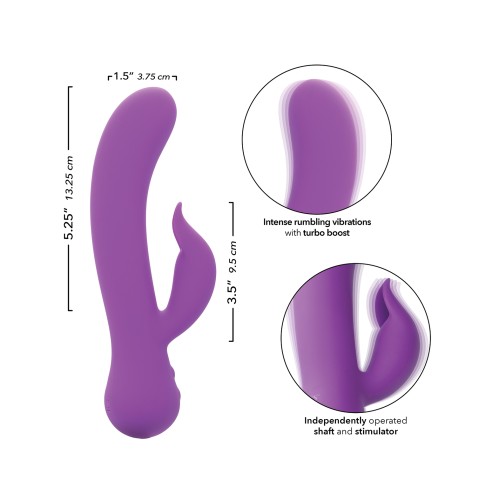 First Time Rechargeable Pleaser Vibrator Purple