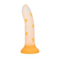 Glow Stick Mushroom Dildo Glow-in-the-Dark Orange Fun