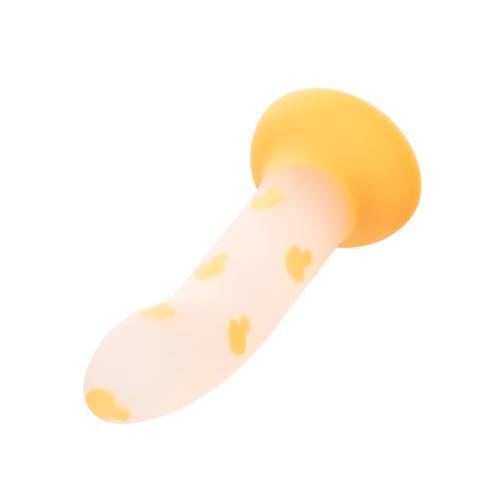 Dildo Glow Stick Mushroom Naranja Brilla en la Oscuridad Divertido