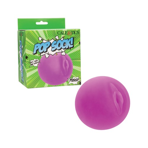 Pop Sock! Lifesize Pussy Ball Masturbator - Purple