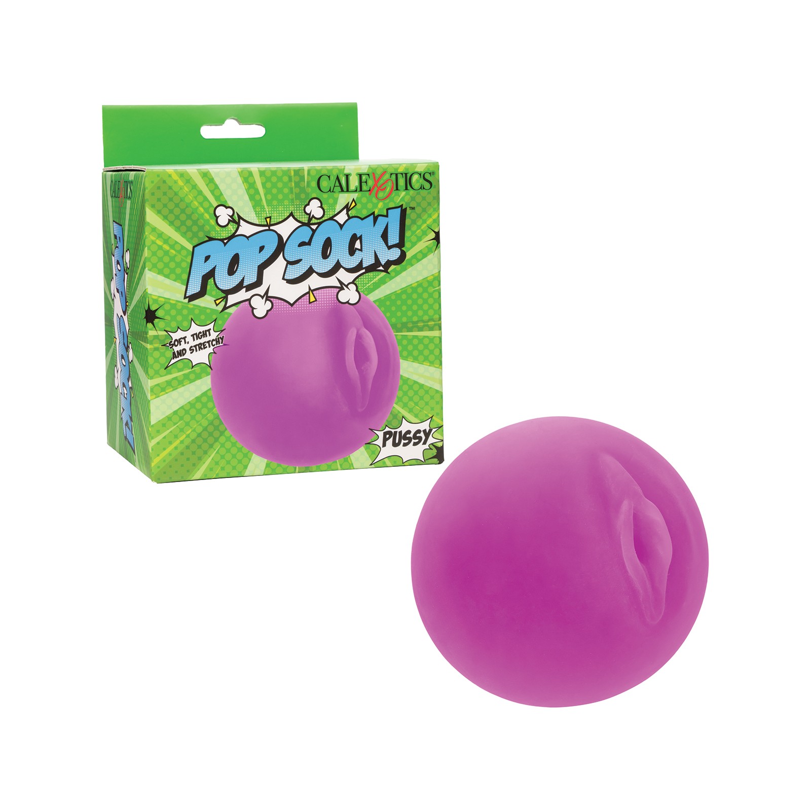 Pop Sock! Lifesize Pussy Ball Masturbator - Purple