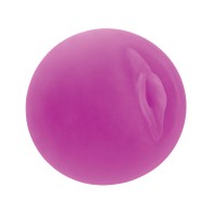 Pop Sock! Lifesize Pussy Ball Masturbator - Purple