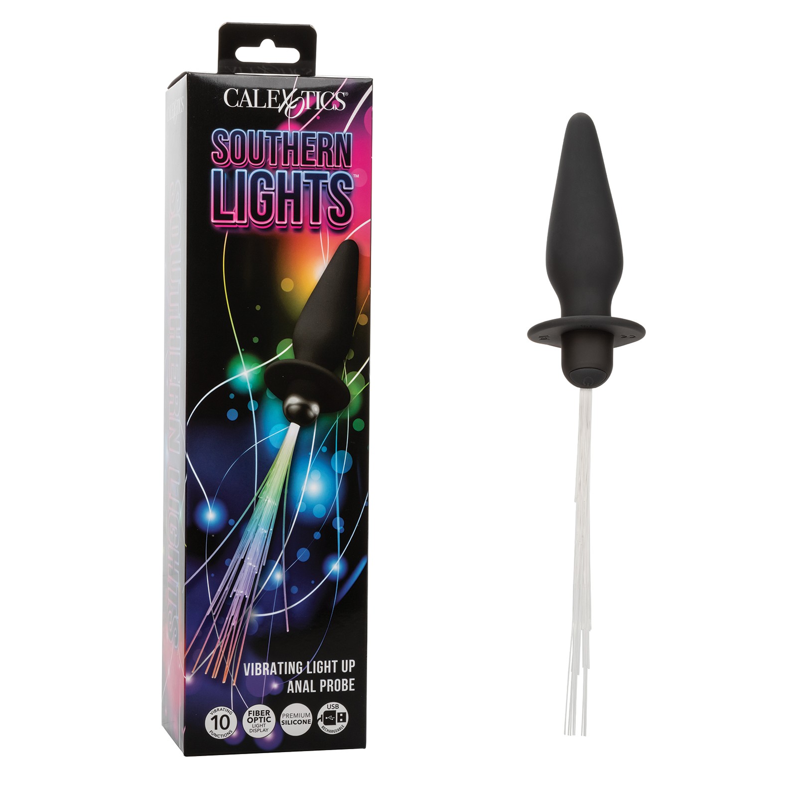 Sonda Anal Vibradora Southern Lights USB - Placer Deslumbrante