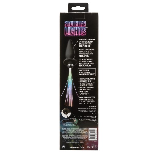 Sonda Anal Vibradora Southern Lights USB - Placer Deslumbrante