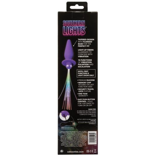 Southern Lights Vibrating Anal Probe Purple