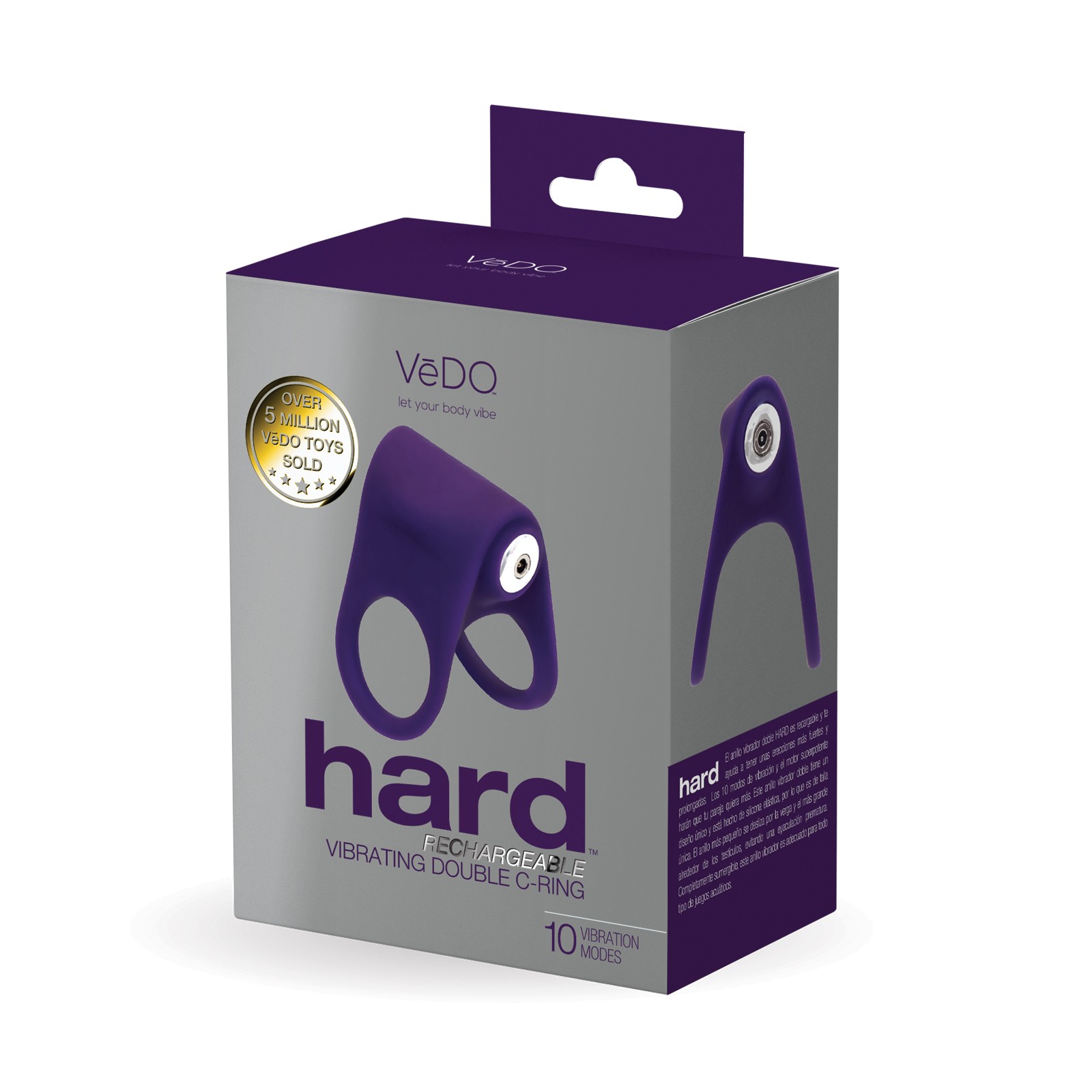 Anillo C-Ring Recargable VeDo Hard - Morado