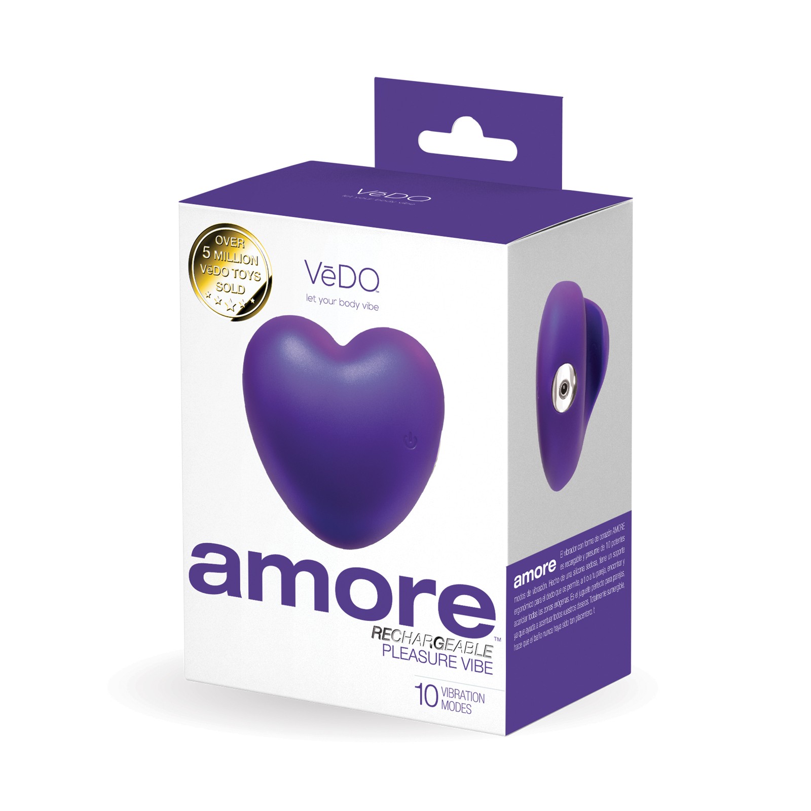 VeDo Amore Rechargeable Vibe - Purple