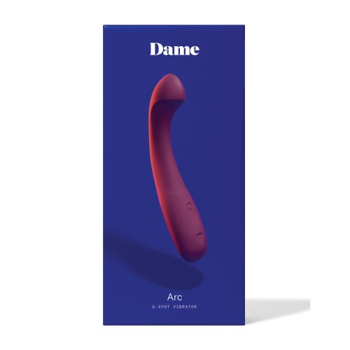 Dame Arc G Spot Vibrator Plum