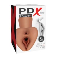 PDX Plus Pick Your Pleasure XL Stroker in Brown