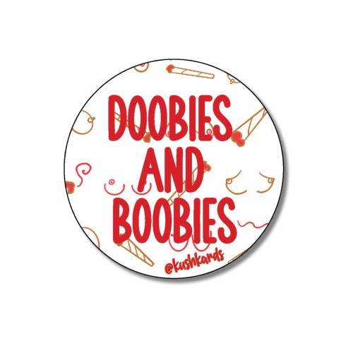 Doobies and Boobies Sticker Pack - Fun and Cheeky