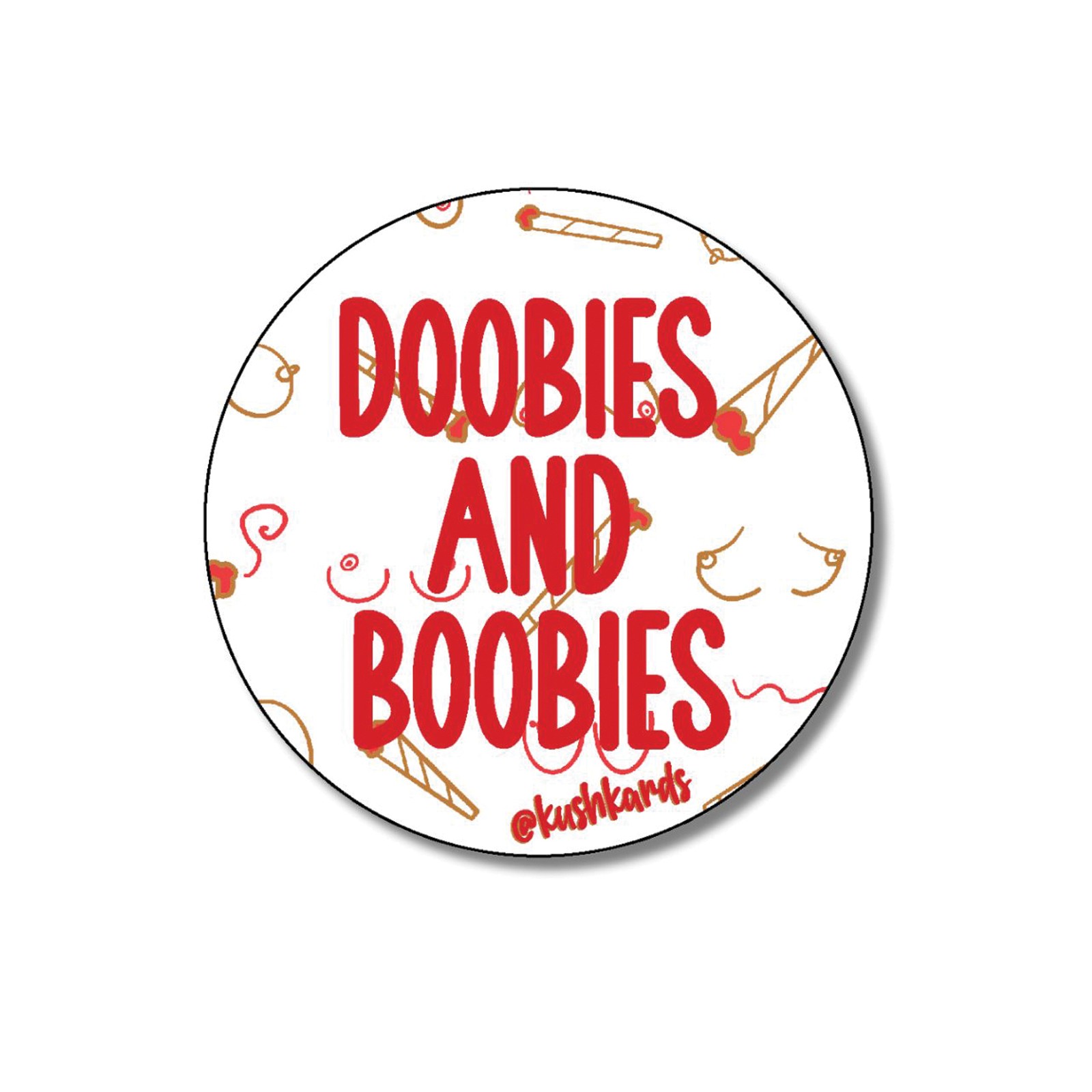 Doobies and Boobies Sticker Pack - Fun and Cheeky