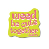 Sticker Weed Be Cute Pack de 3