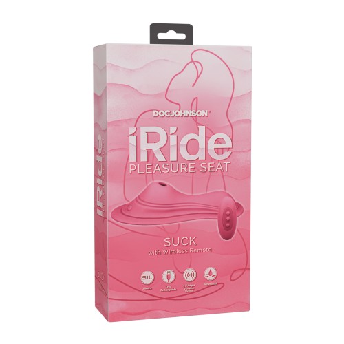 iRide Pleasure Seat Suck Stimulator - Rechargeable with Remote