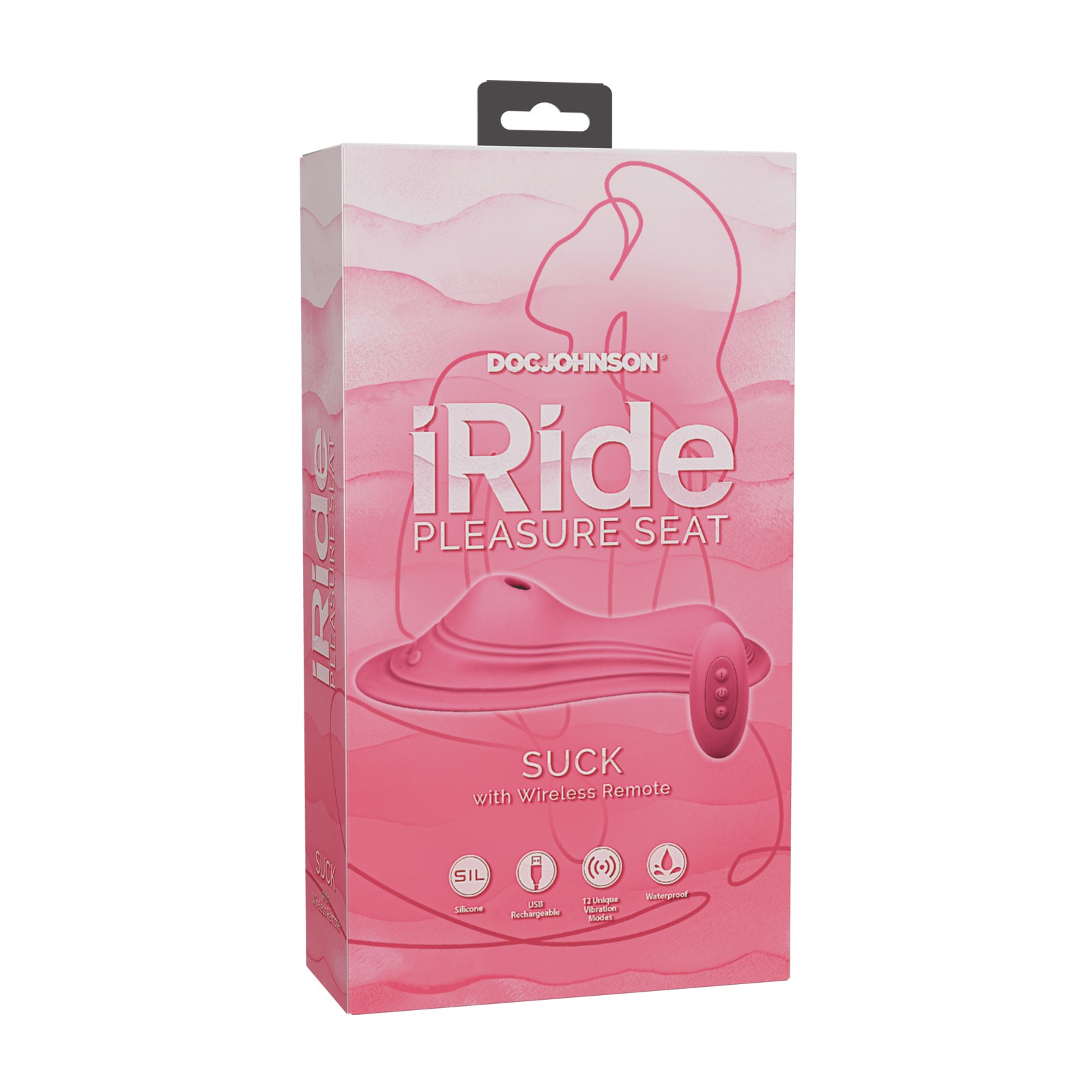 iRide Pleasure Seat Suck Stimulator - Rechargeable with Remote