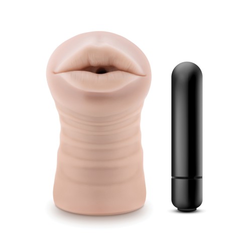 Blush EnLust Mouth Stroker w/Vibrating Bullet - Nicole