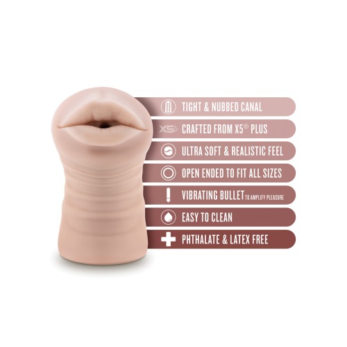 Blush EnLust Mouth Stroker w/Vibrating Bullet - Nicole