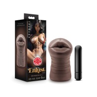 Blush EnLust Mouth Stroker with Vibrating Bullet