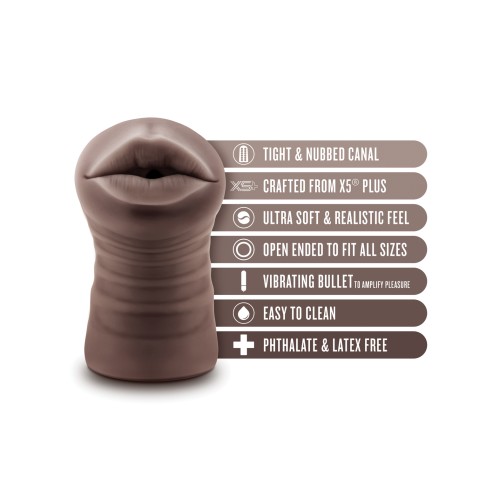 Blush EnLust Mouth Stroker with Vibrating Bullet