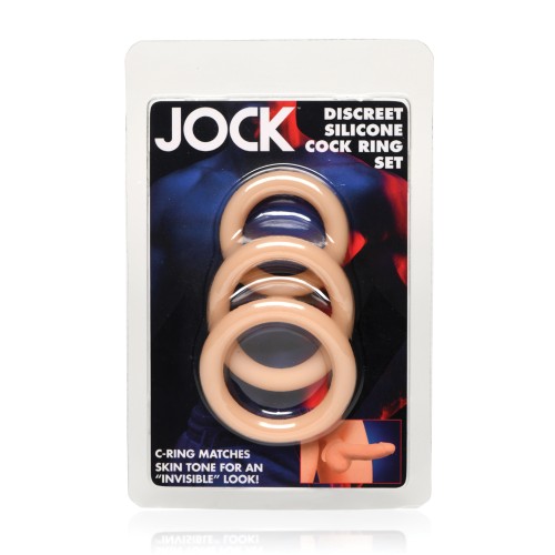 Curve Toys Jock Silicone Cock Ring Set