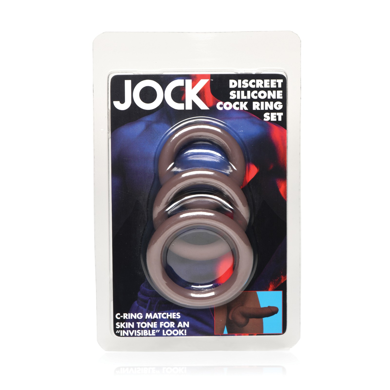 3-Piece Dark Silicone Cock Ring Set