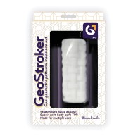 GeoStroker Two 5" TPR Stroker - White