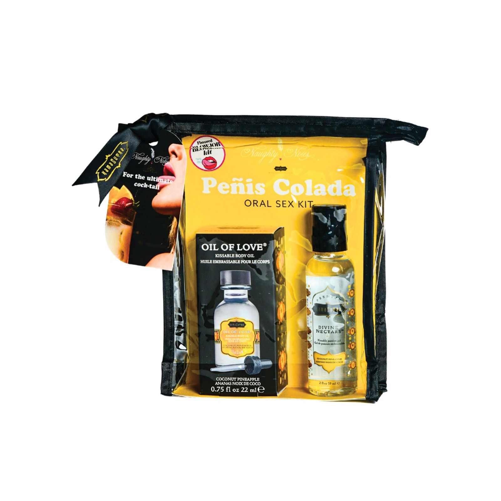 Kit de Sexo Oral Sabor Colada de Kama Sutra