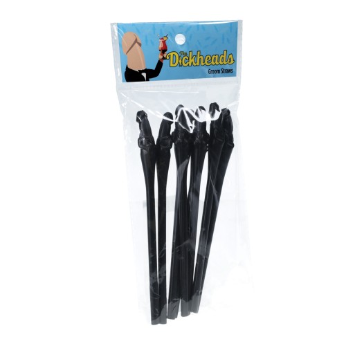 The Dickheads Groom Straws