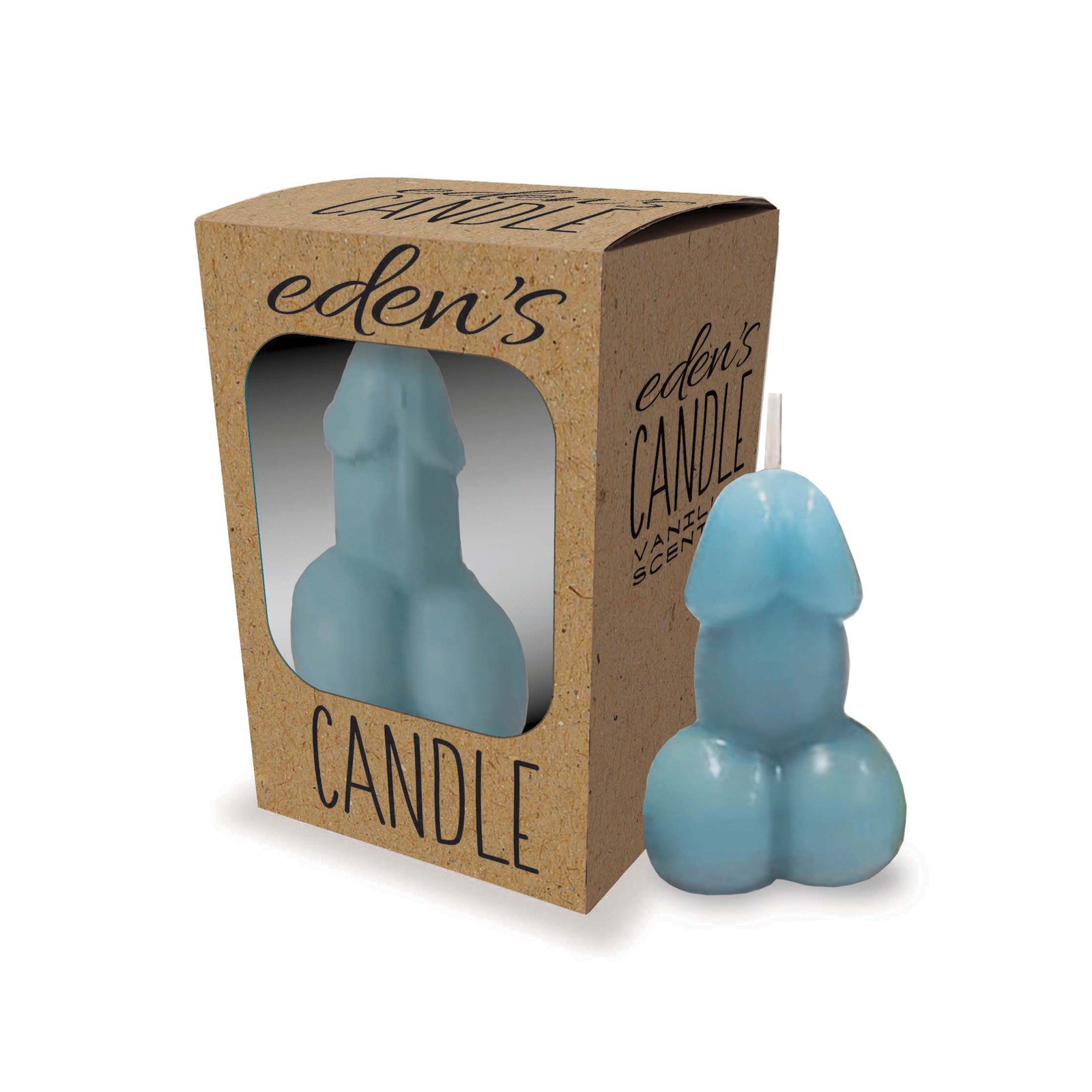 Eden's Penis Candle Blue Vanilla